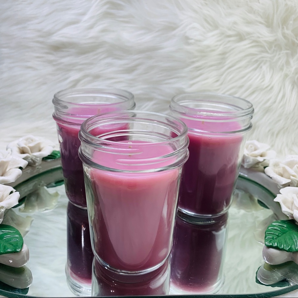Paradise 8oz. scented soy candle set of 3